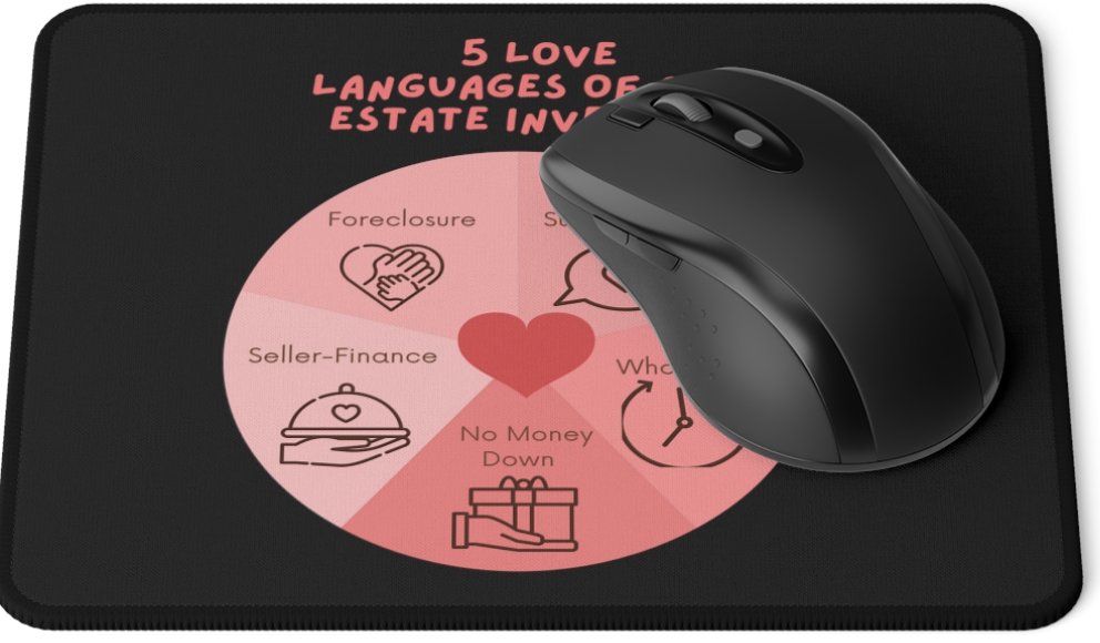 5 Love Languages RE Non-Slip Mouse Pads