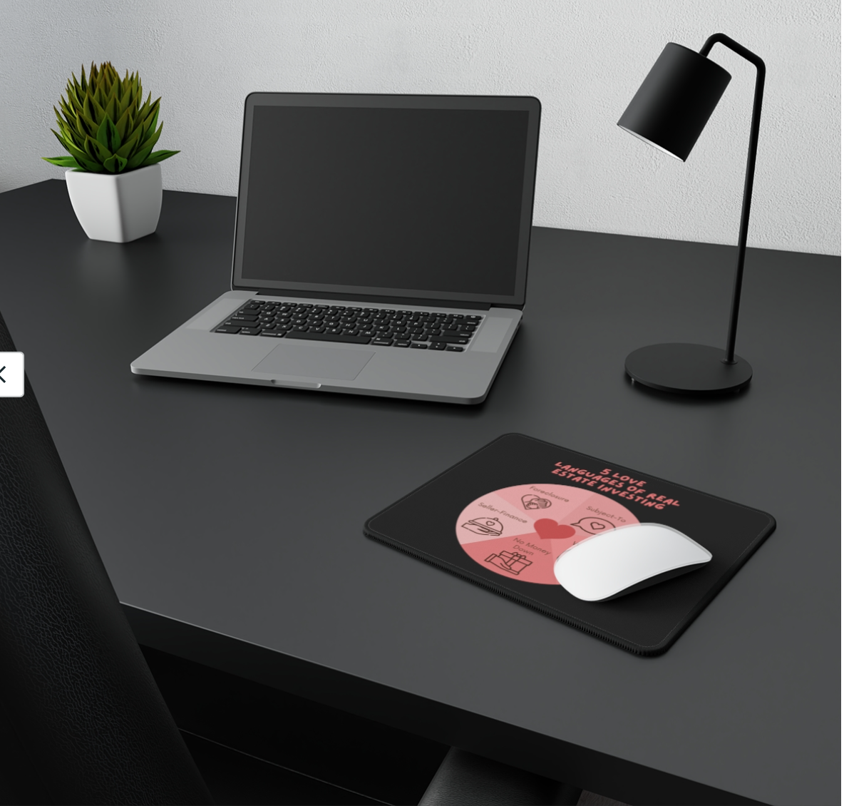 5 Love Languages RE Non-Slip Mouse Pads