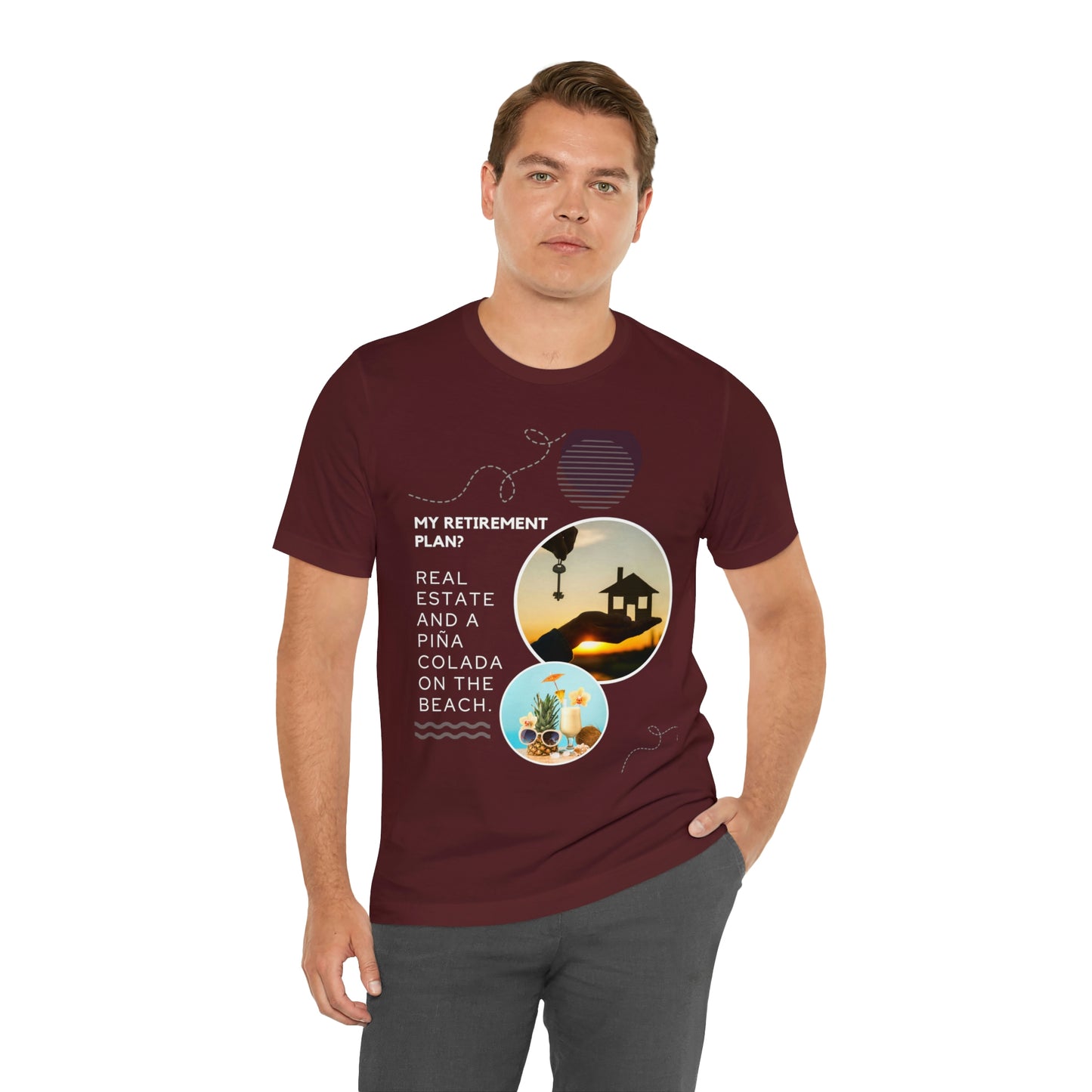 Retirement Piña Colada & Beach T-shirt
