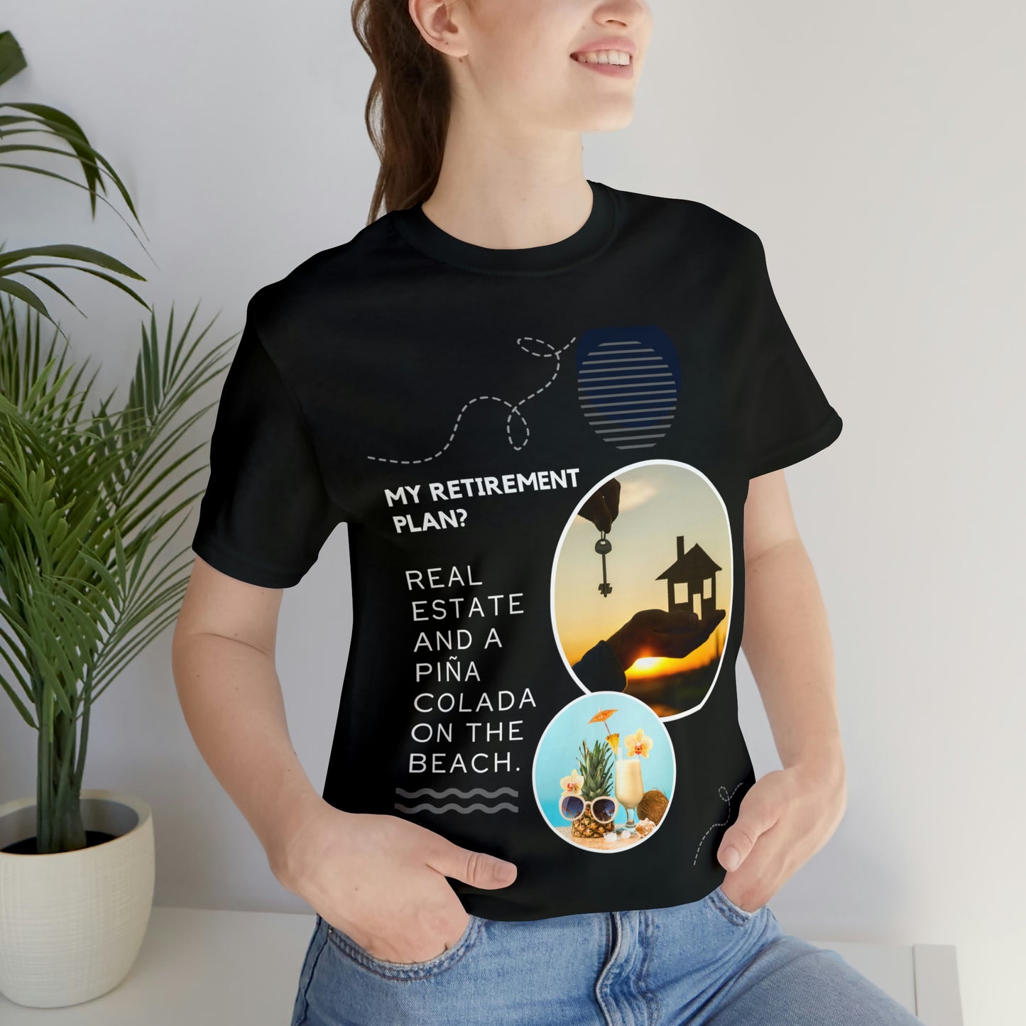 Retirement Piña Colada & Beach T-shirt