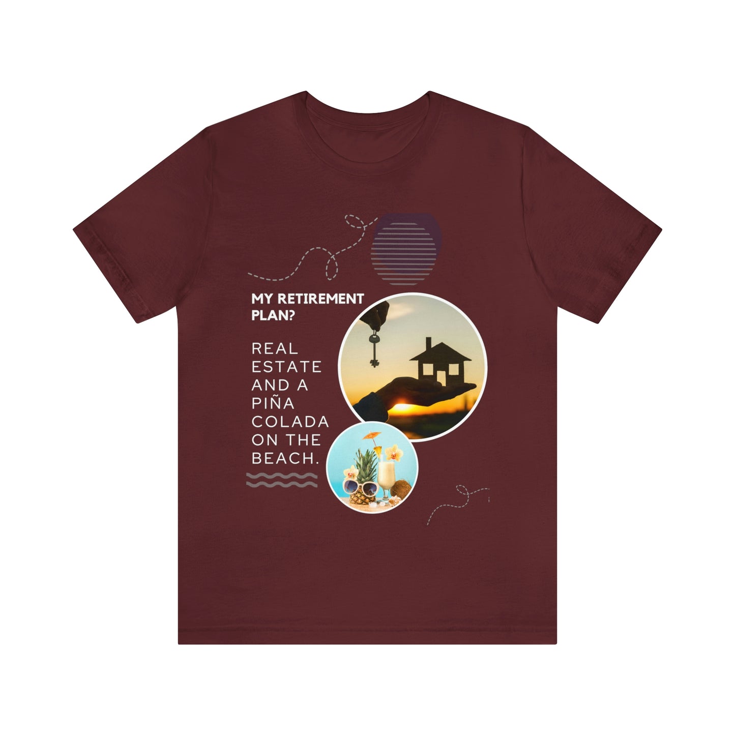 Retirement Piña Colada & Beach T-shirt