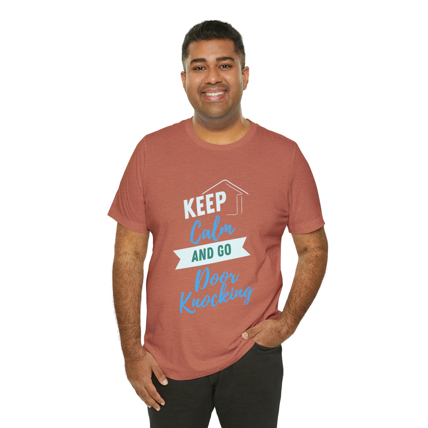 Keep Calm & Door Knock Unisex T-shirt