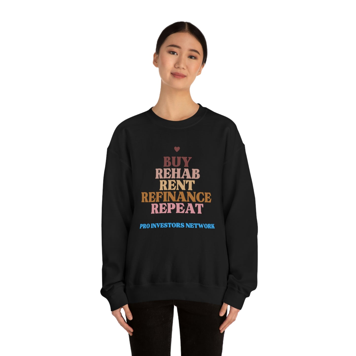 Buy Rehab Rent Refinance Unisex Heavy Sweatshirt