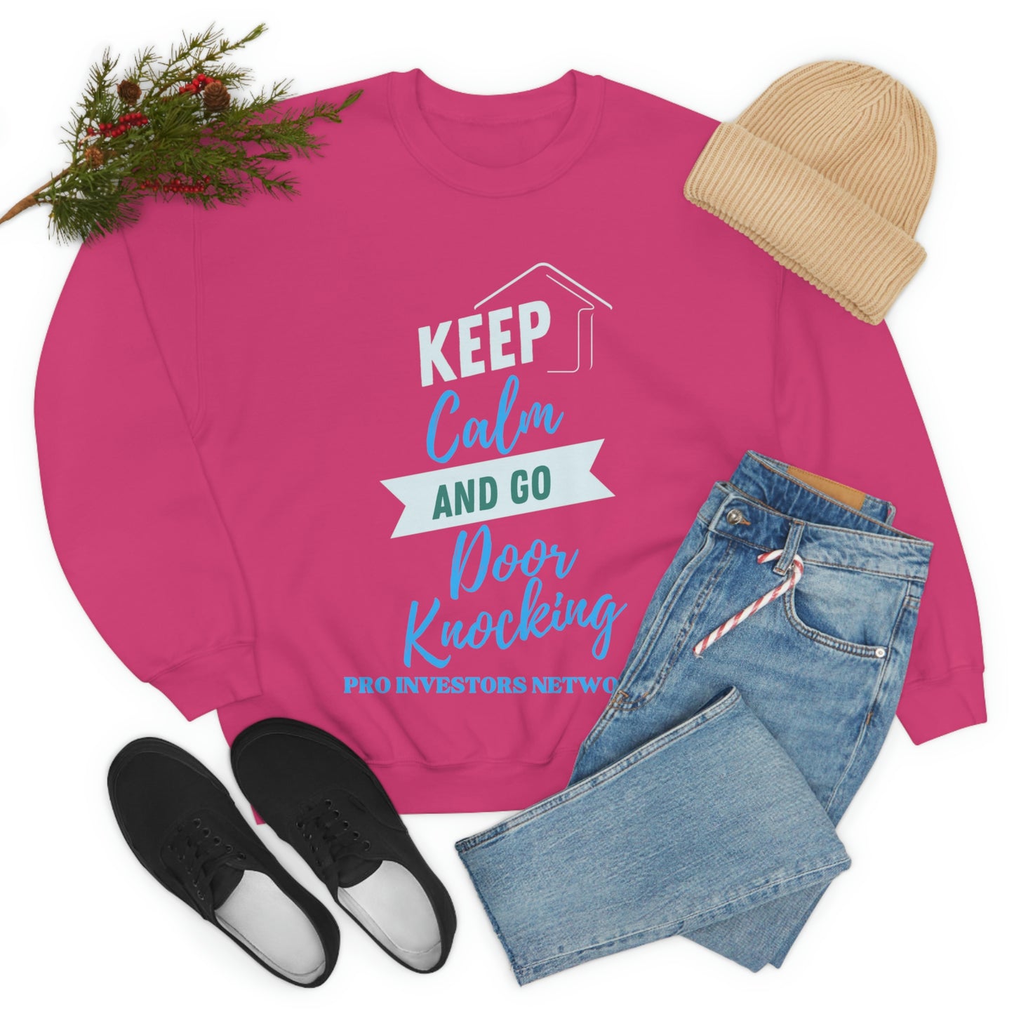 Keep Calm & Door Knock PRO Sweatshirt