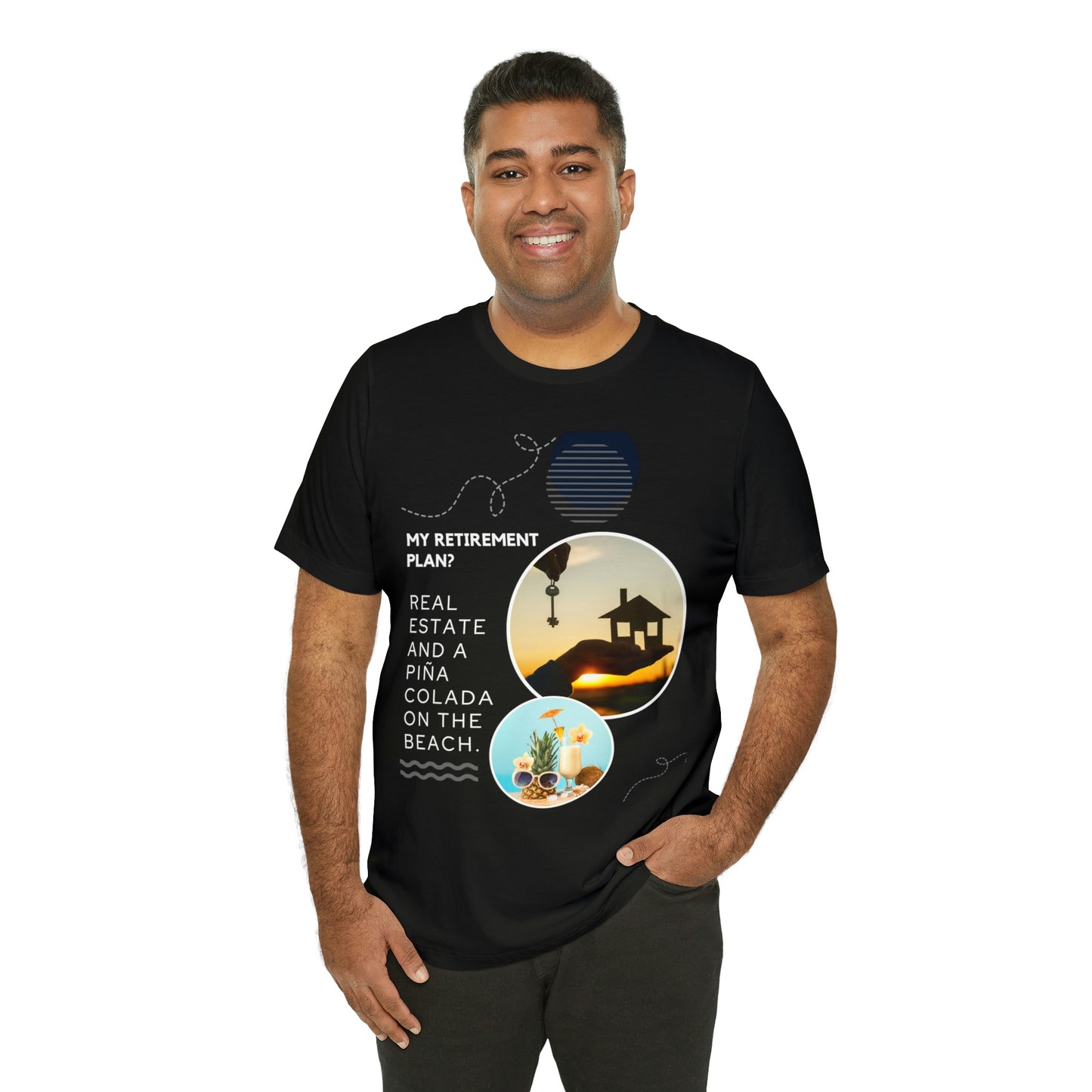 Retirement Piña Colada & Beach T-shirt