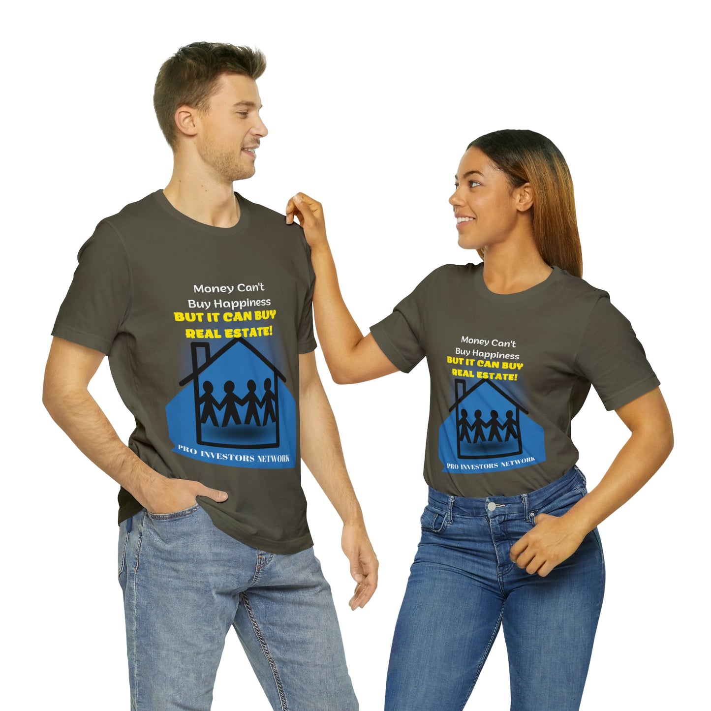 Money Buy Real Estate Family T-shirt