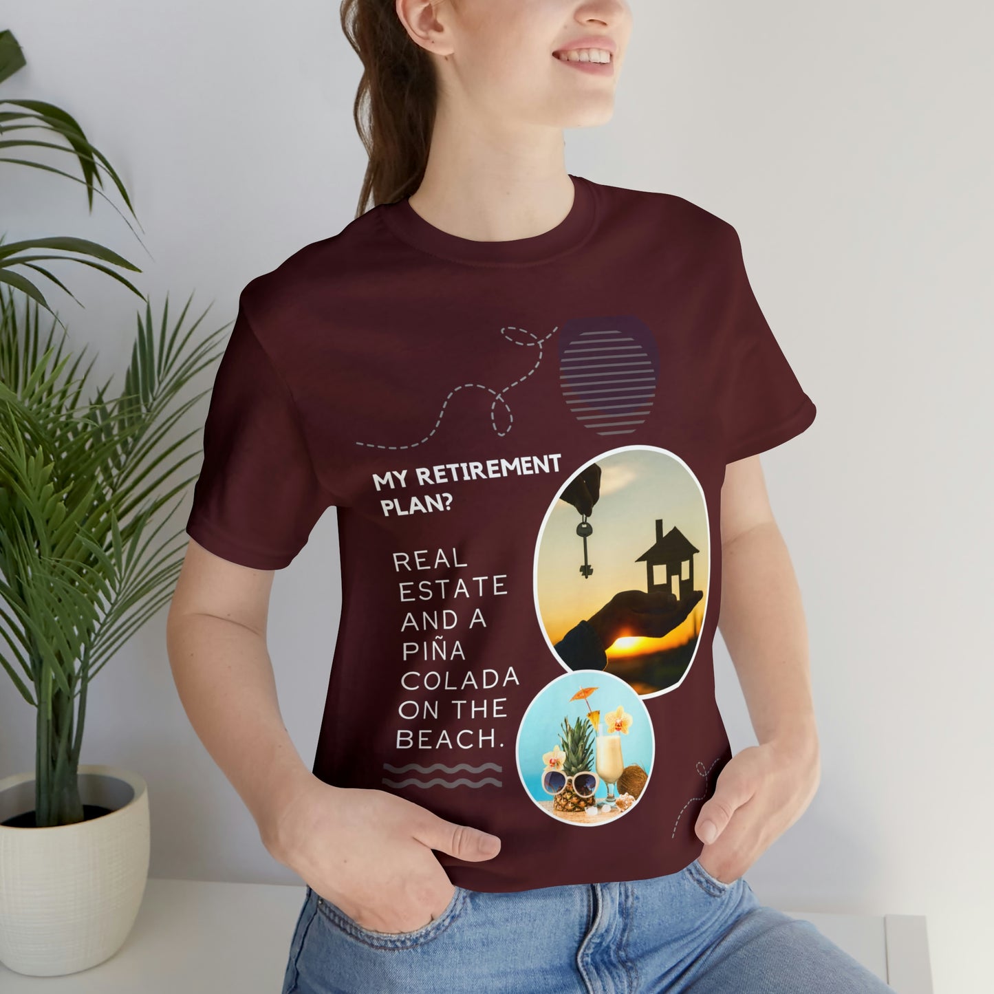 Retirement Piña Colada & Beach T-shirt