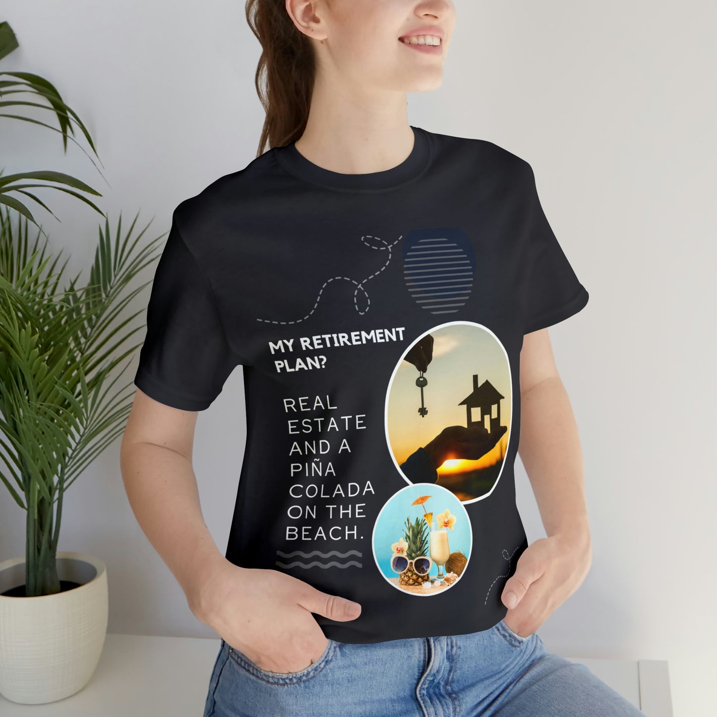 Retirement Piña Colada & Beach T-shirt