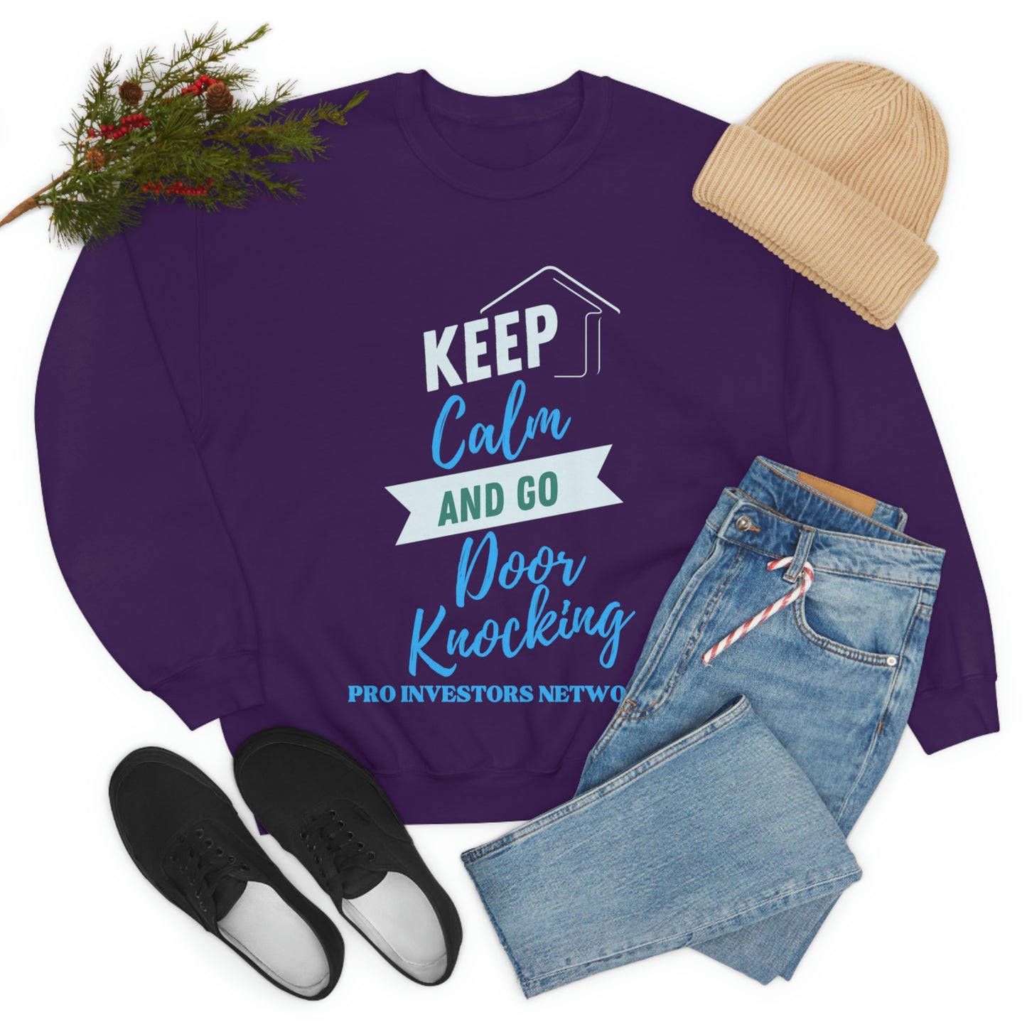 Keep Calm & Door Knock PRO Sweatshirt