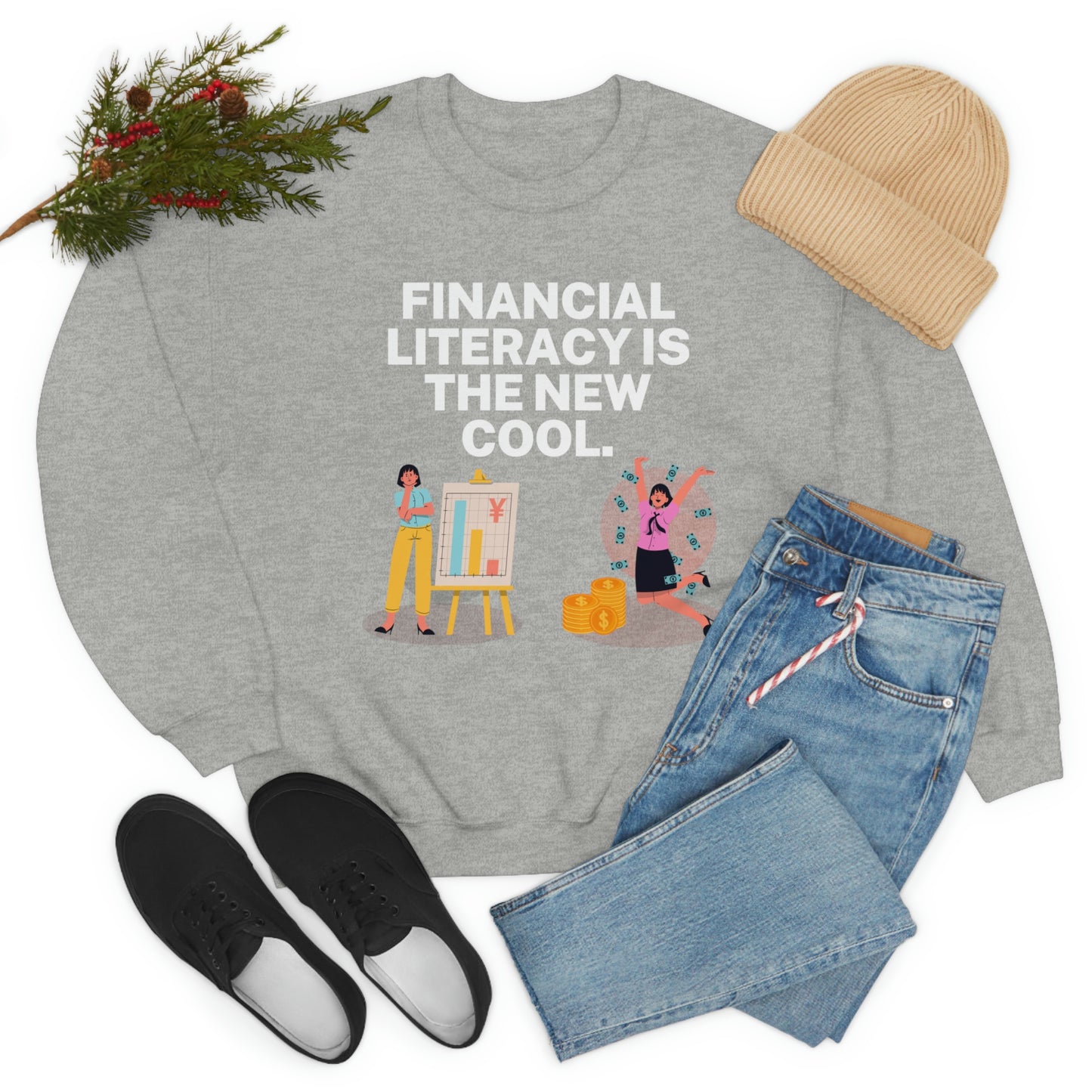 Financial Literacy Is Cool Unisex Sweatshirt