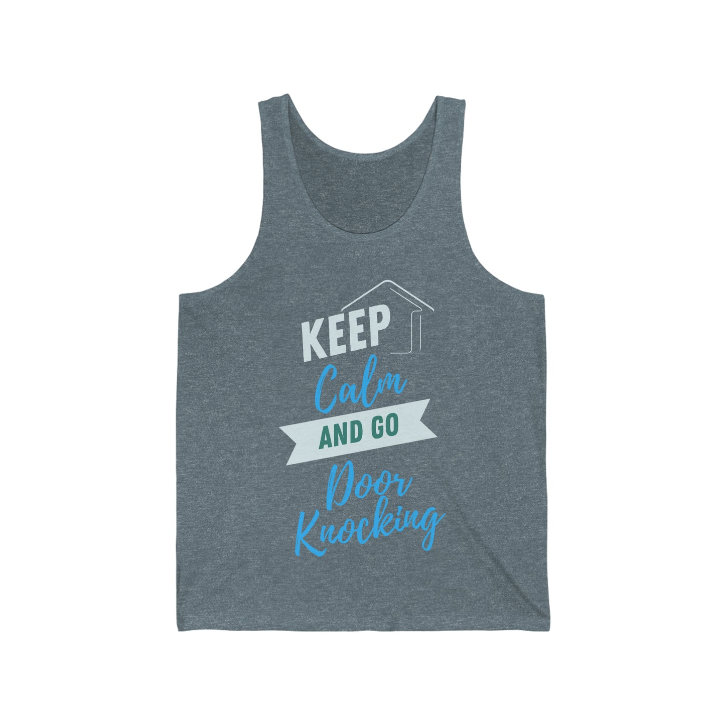 Keep Calm & Door Knock PRO Unisex Tank Top
