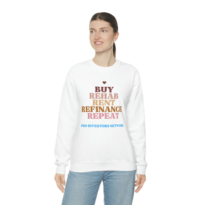 Buy Rehab Rent Refinance Unisex Heavy Sweatshirt