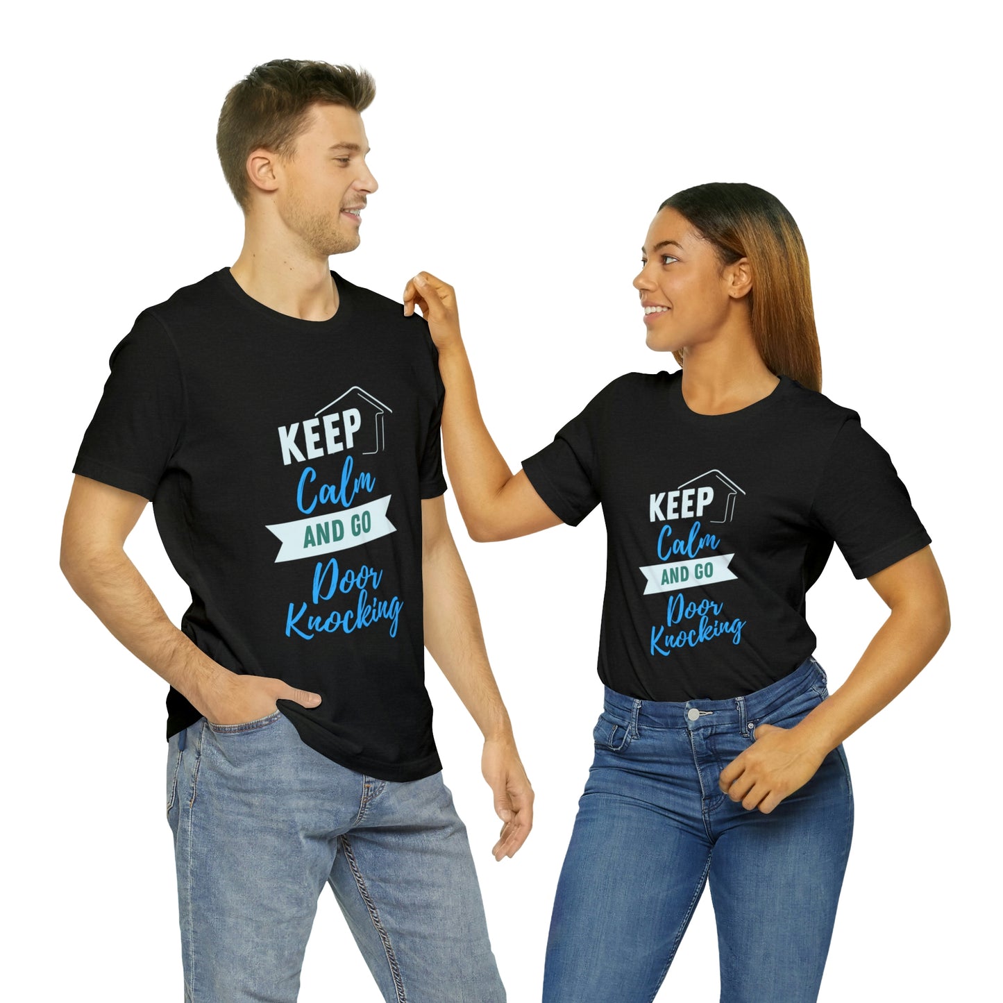 Keep Calm & Door Knock Unisex T-shirt