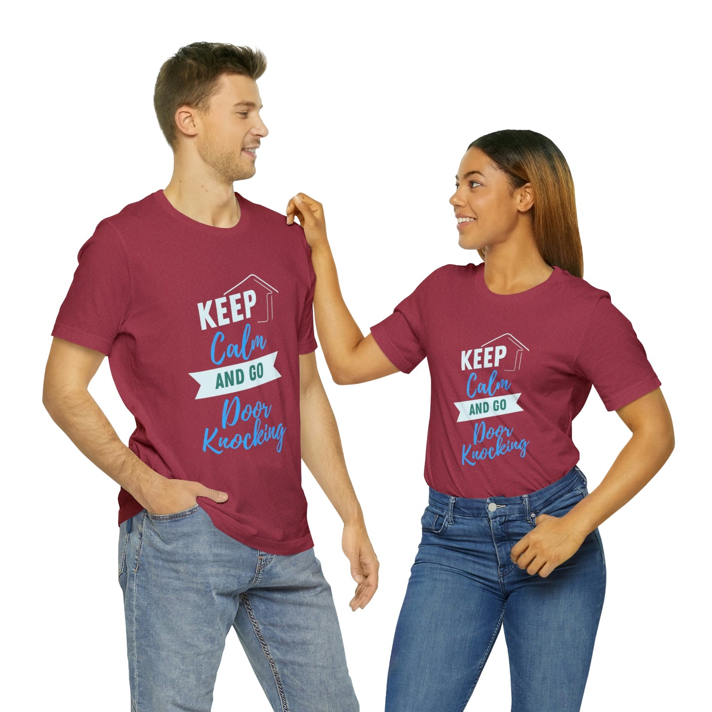Keep Calm & Door Knock Unisex T-shirt
