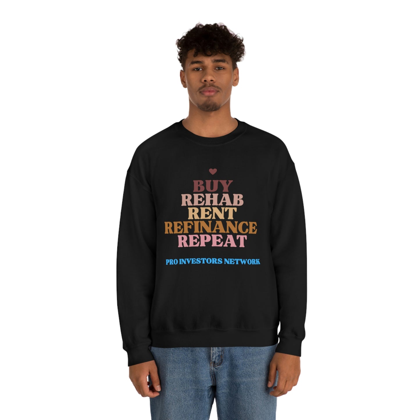 Buy Rehab Rent Refinance Unisex Heavy Sweatshirt