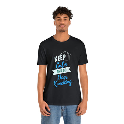 Keep Calm & Door Knock Unisex T-shirt