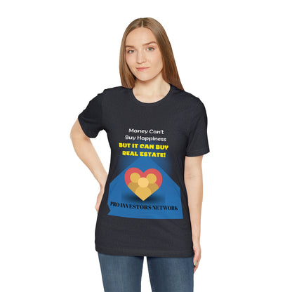 Money Buy Real Estate Heart PRO T-shirt