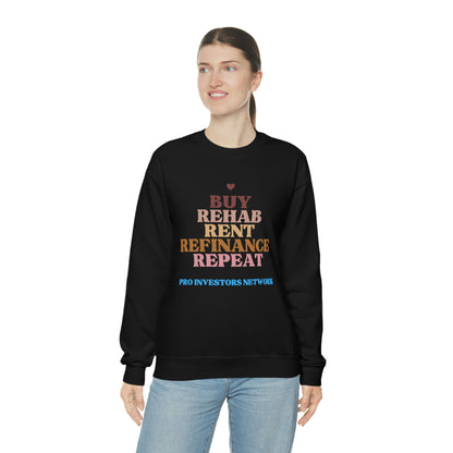 Buy Rehab Rent Refinance Unisex Heavy Sweatshirt