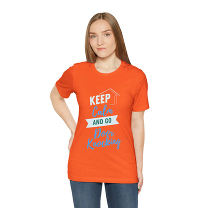 Keep Calm & Door Knock Unisex T-shirt