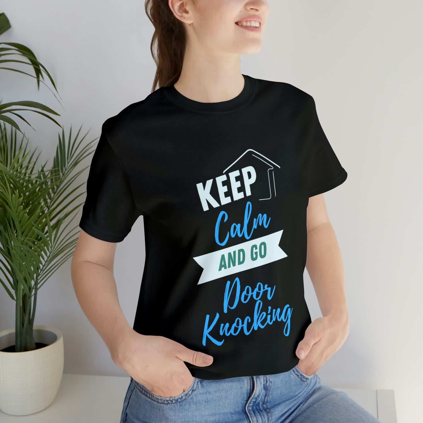 Keep Calm & Door Knock Unisex T-shirt