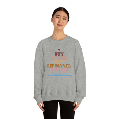 Buy Rehab Rent Refinance Unisex Heavy Sweatshirt