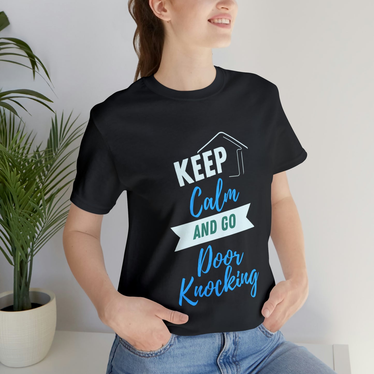 Keep Calm & Door Knock Unisex T-shirt