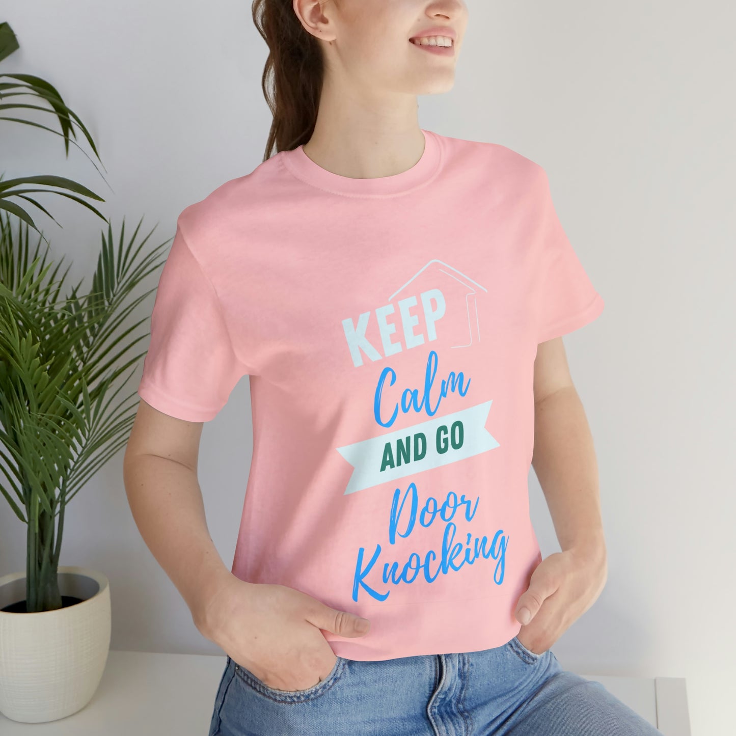 Keep Calm & Door Knock Unisex T-shirt