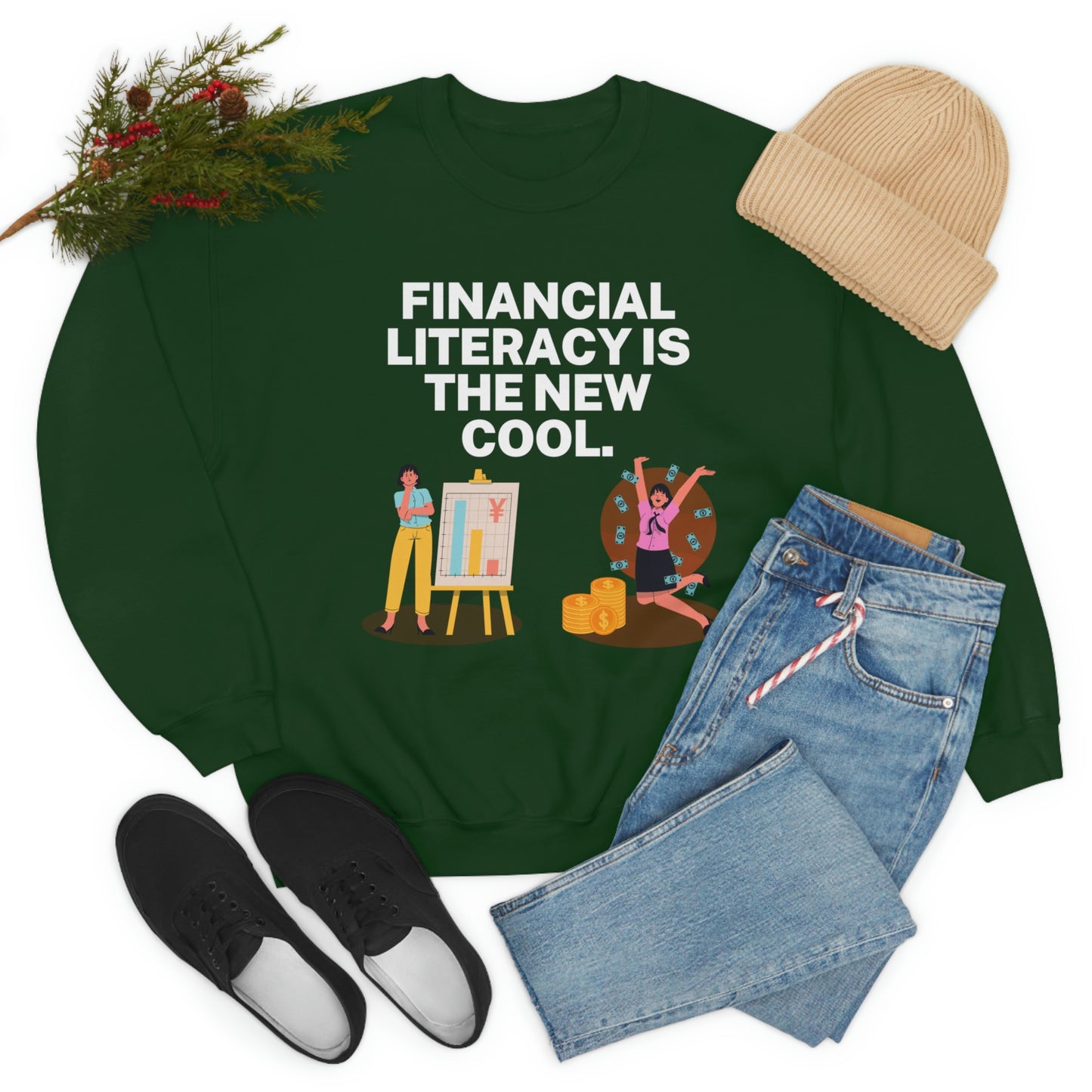 Financial Literacy Is Cool Unisex Sweatshirt