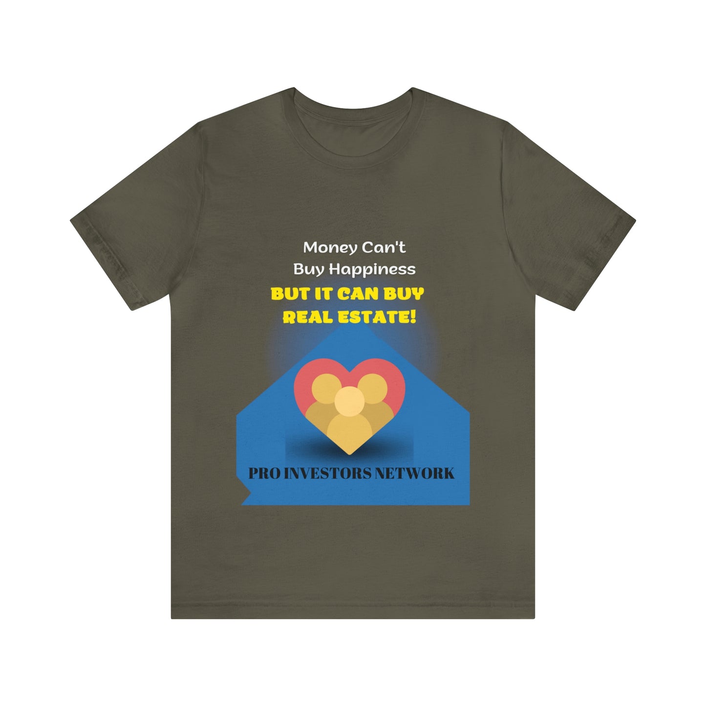 Money Buy Real Estate Heart PRO T-shirt