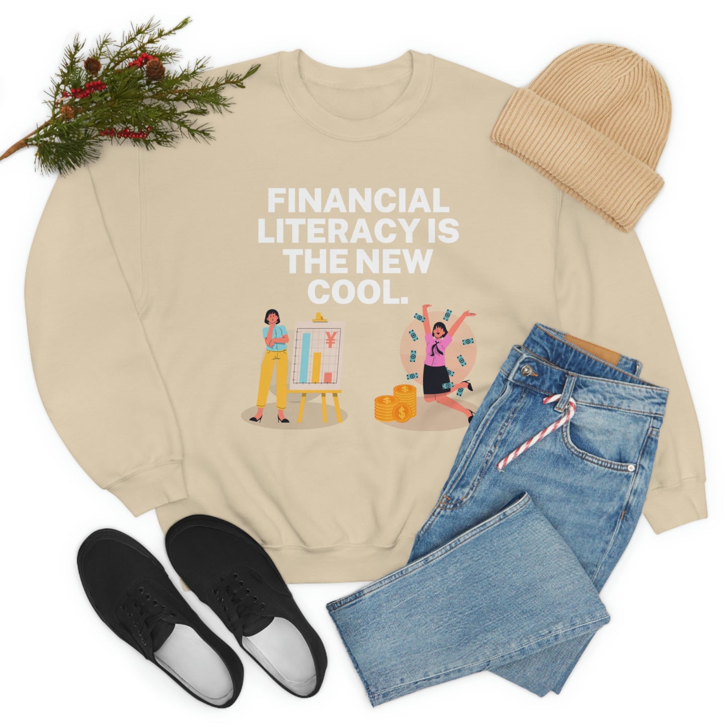 Financial Literacy Is Cool Unisex Sweatshirt