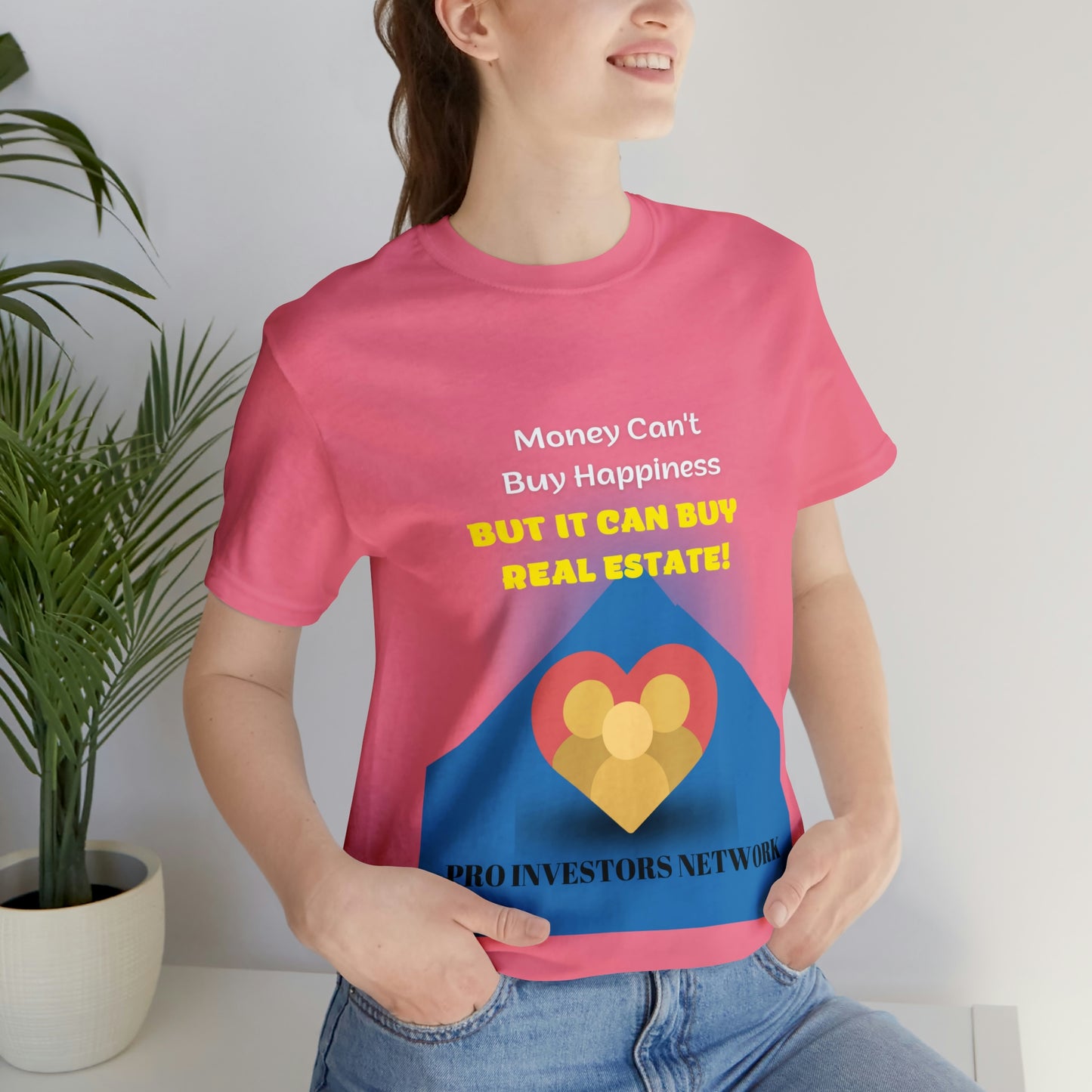 Money Buy Real Estate Heart PRO T-shirt