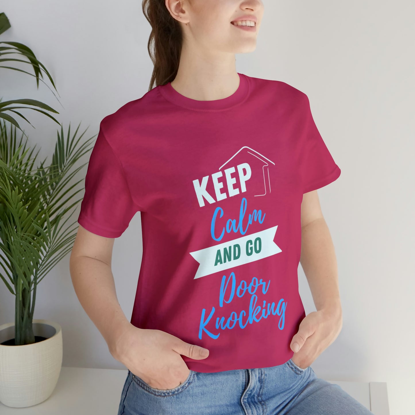 Keep Calm & Door Knock Unisex T-shirt