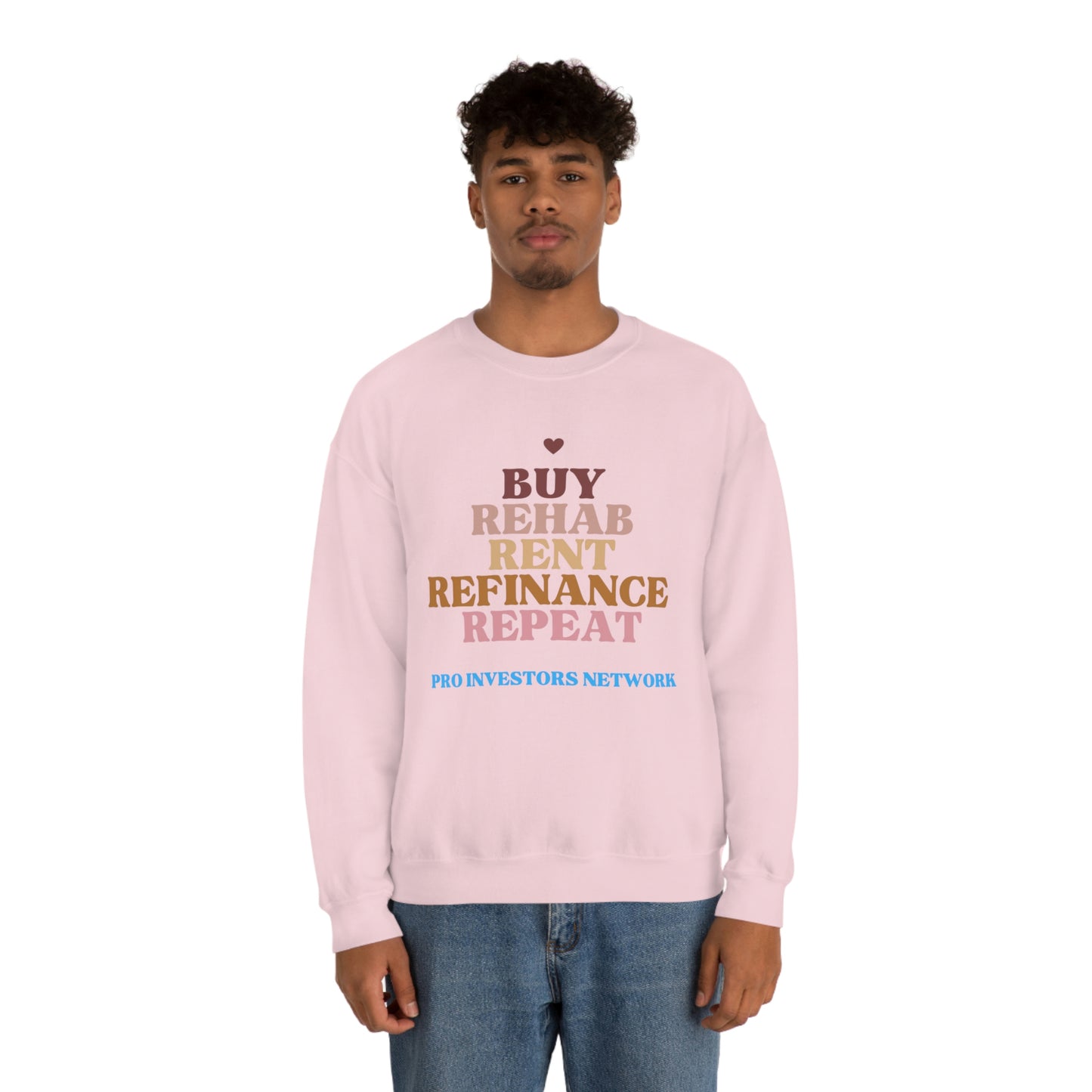 Buy Rehab Rent Refinance Unisex Heavy Sweatshirt