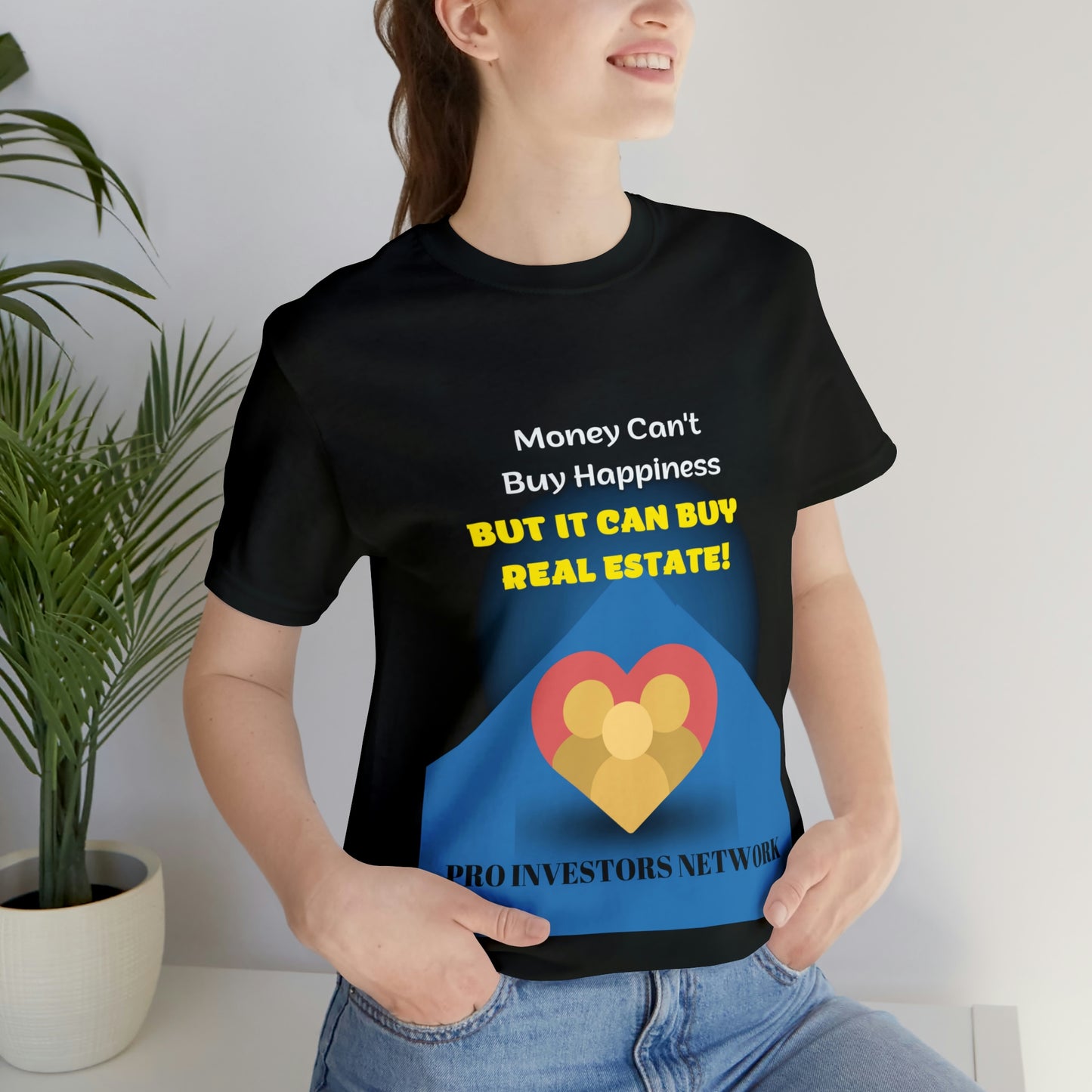 Money Buy Real Estate Heart PRO T-shirt