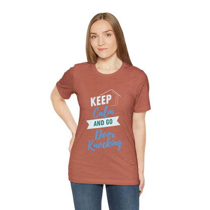 Keep Calm & Door Knock Unisex T-shirt