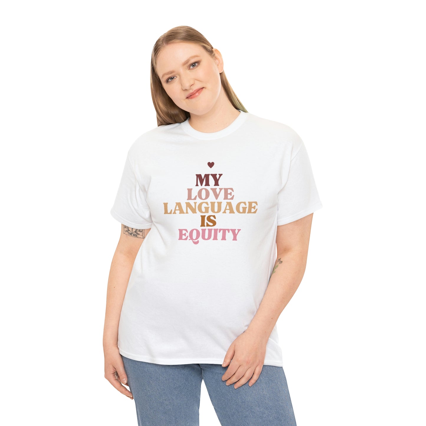 Love Language Is Equity PRO Unisex T-shirt