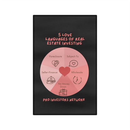 5 Love Languages of RE Soft Tea Towel