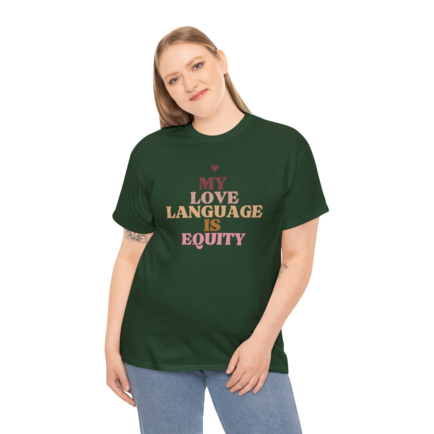 Love Language Is Equity PRO Unisex T-shirt