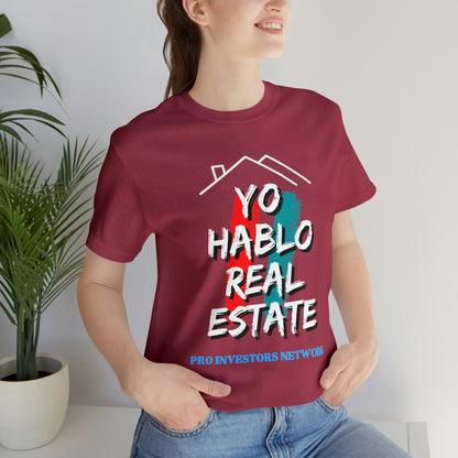 Yo Hablo Real Estate PRO Unisex Jersey Short Sleeve Tee