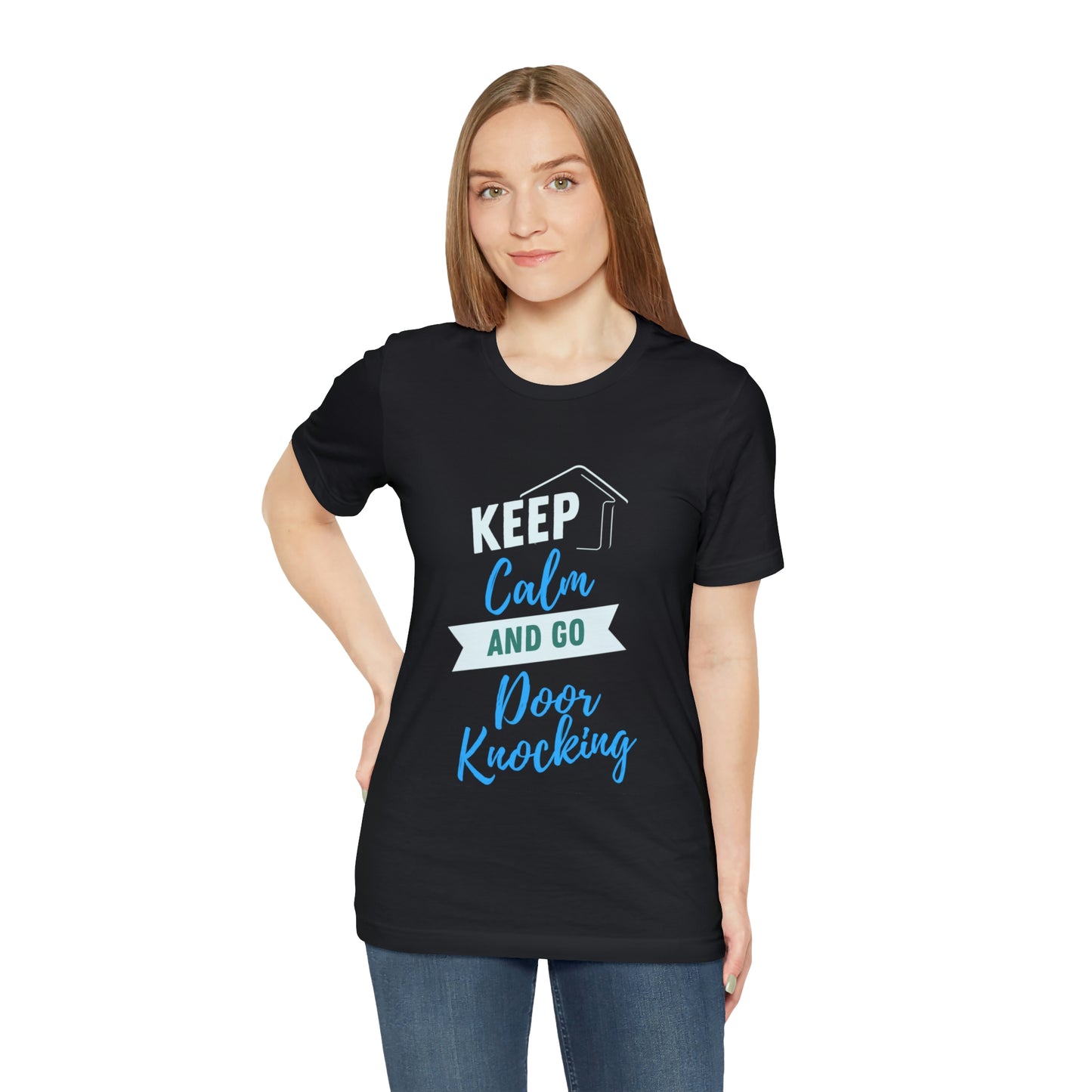 Keep Calm & Door Knock Unisex T-shirt