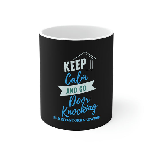 Keep Calm & Door Knock PRO Coffee Mug