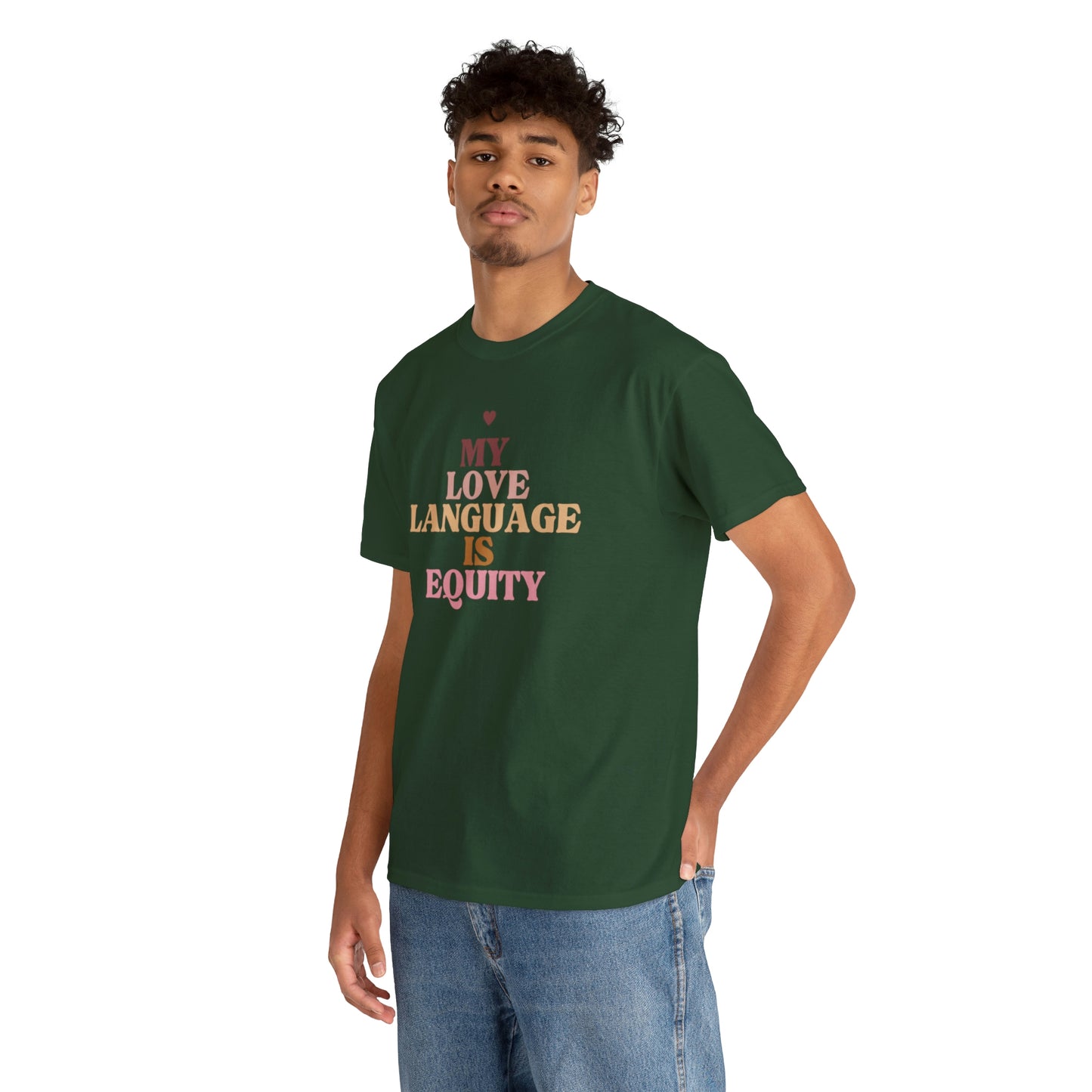 Love Language Is Equity PRO Unisex T-shirt