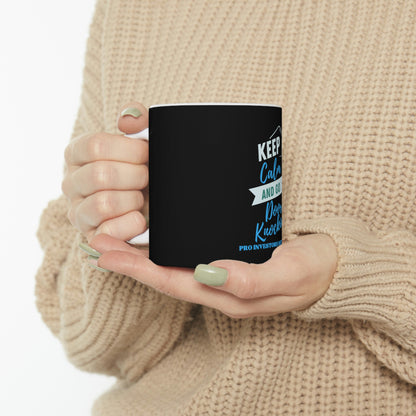 Keep Calm & Door Knock PRO Coffee Mug