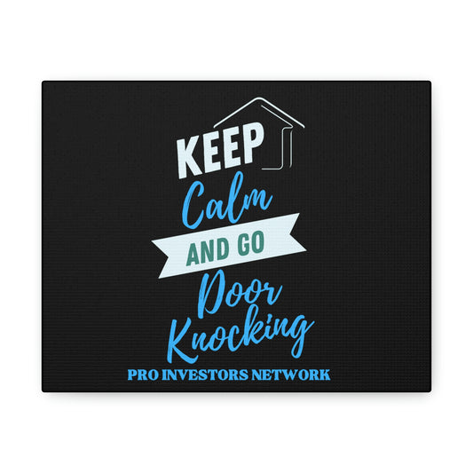 Keep Calm & Door Knock Canvas