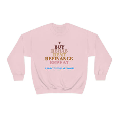 Buy Rehab Rent Refinance Unisex Heavy Sweatshirt