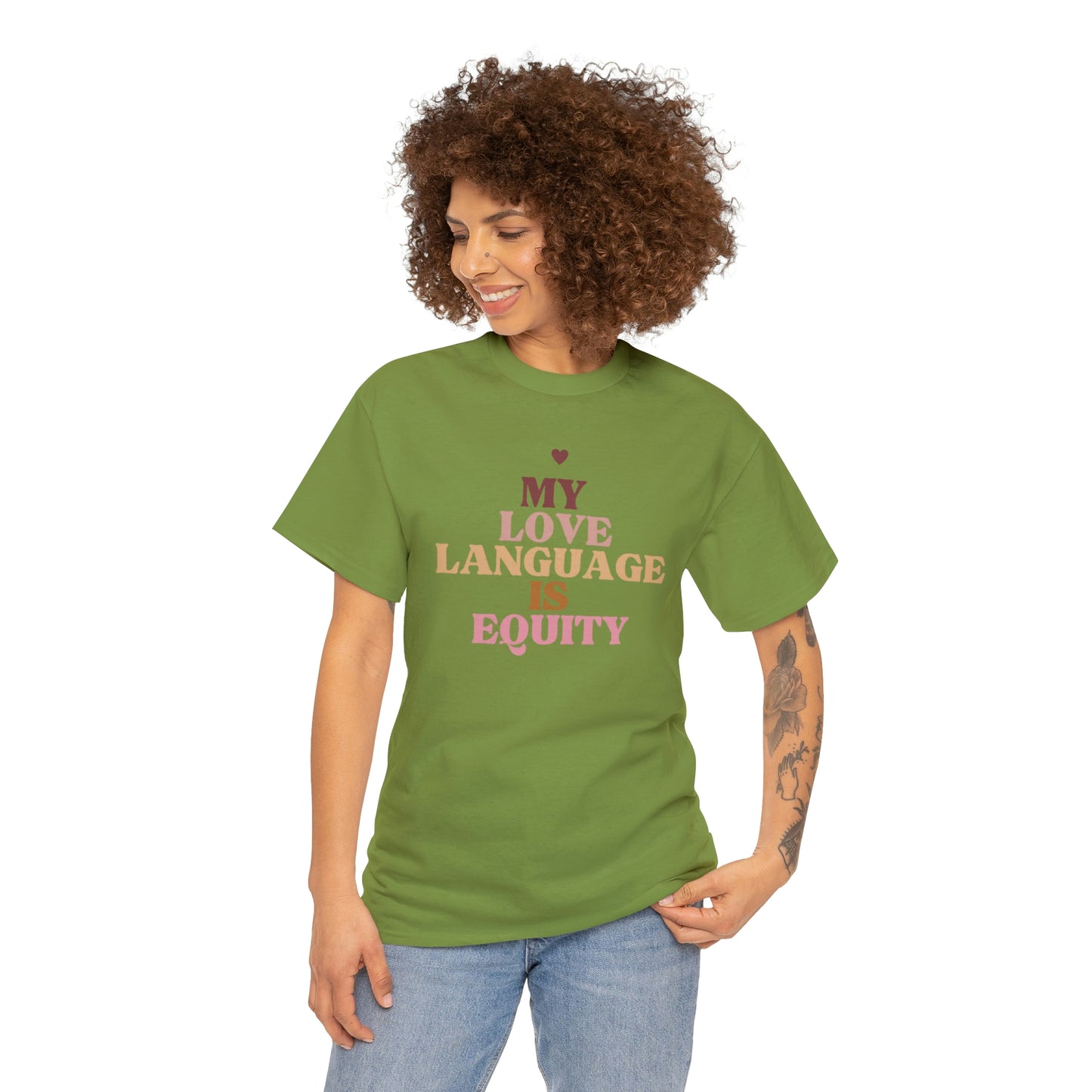 Love Language Is Equity PRO Unisex T-shirt