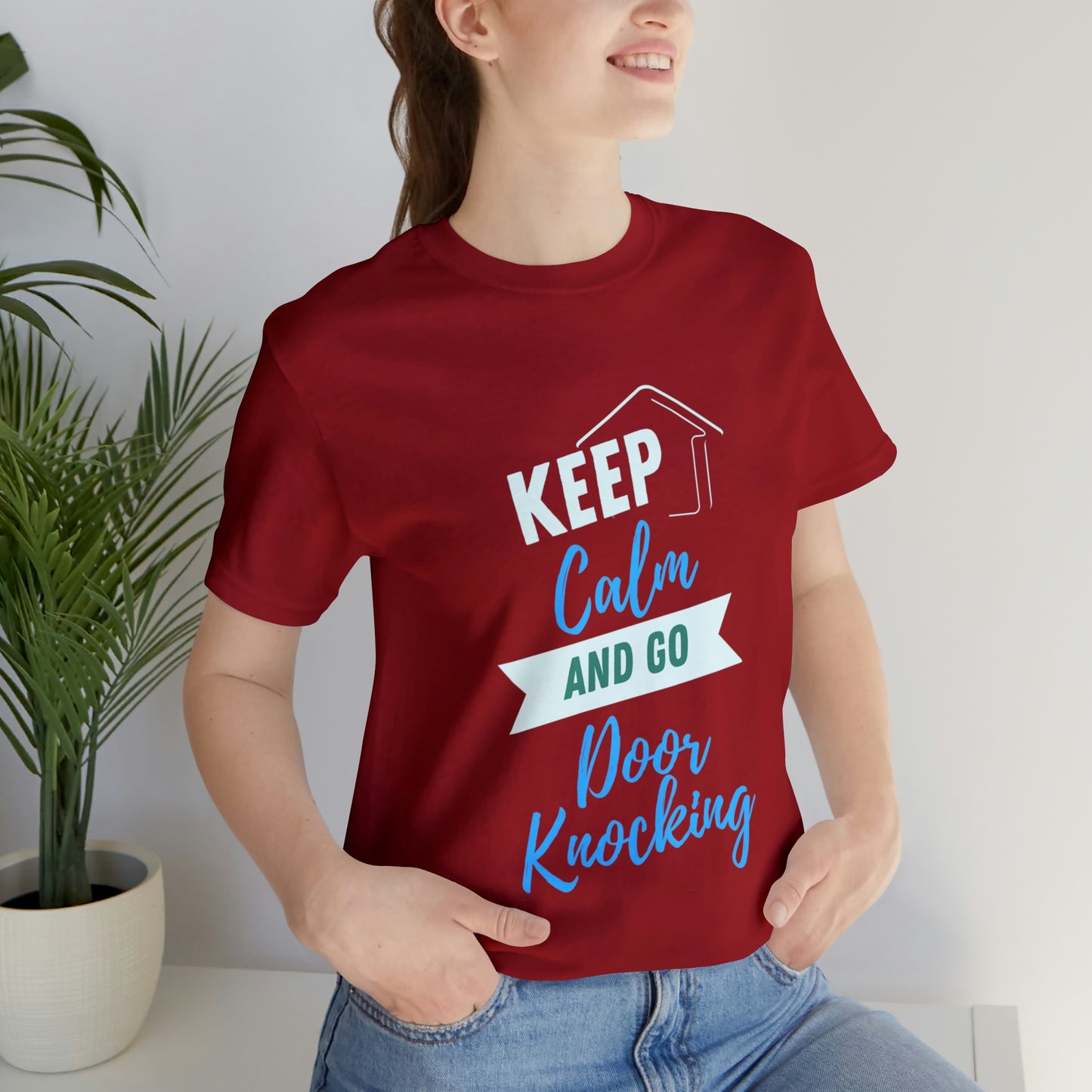 Keep Calm & Door Knock Unisex T-shirt