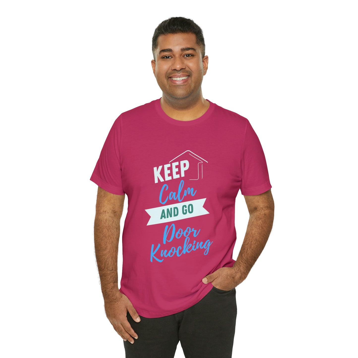 Keep Calm & Door Knock Unisex T-shirt