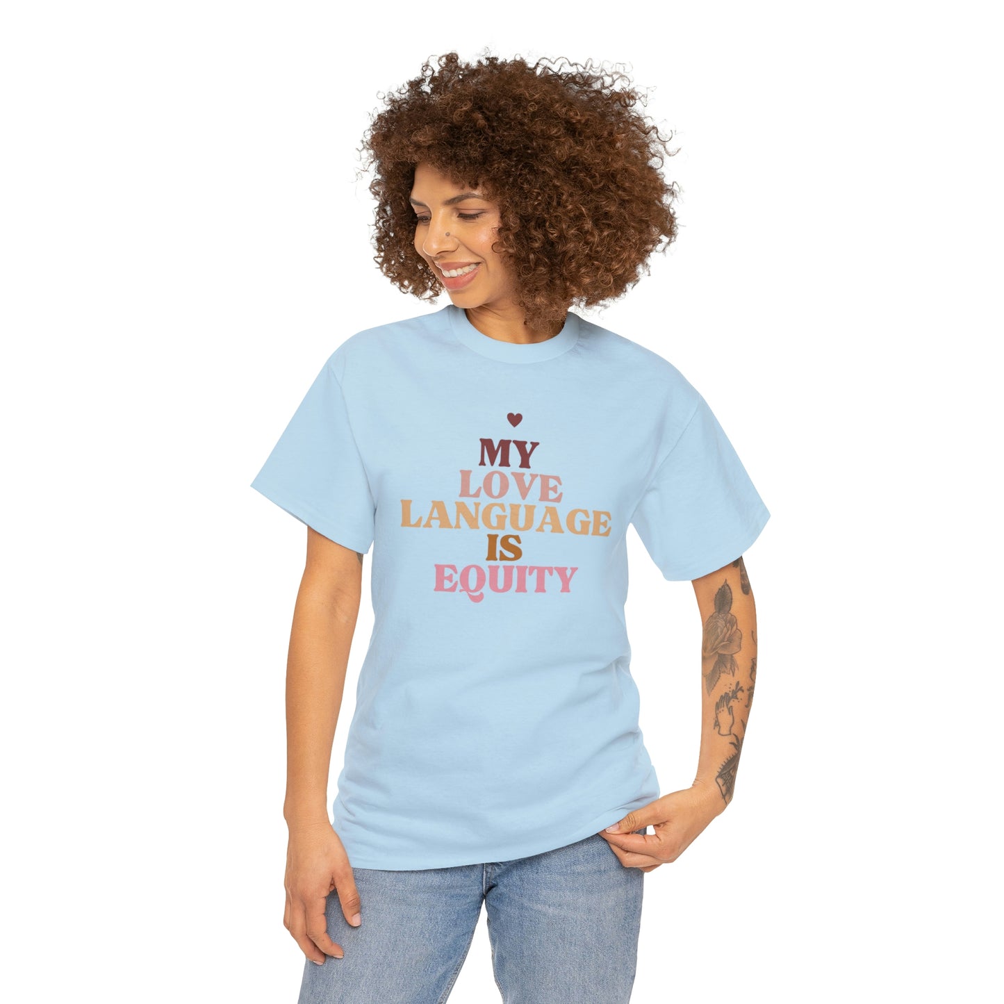 Love Language Is Equity PRO Unisex T-shirt