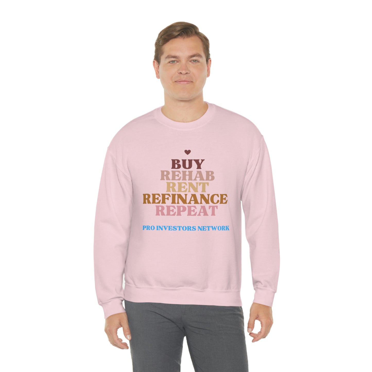 Buy Rehab Rent Refinance Unisex Heavy Sweatshirt